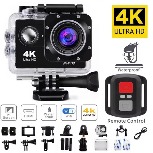 AdventurePro Waterproof Action Cam - Retail Bros. Discounts electronics 4K WIFI with control