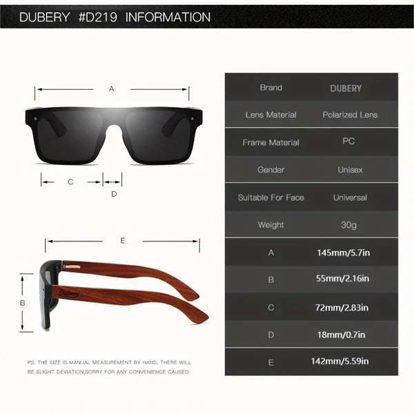 DUBERY Eco-Friendly Polarized Shades - Retail Bros. Discounts clothing accessories Green