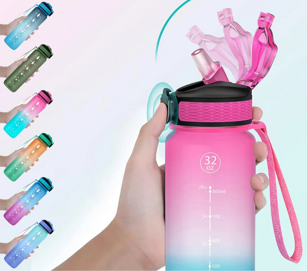 Hydro Buddy: Colorful Hydration Bottle