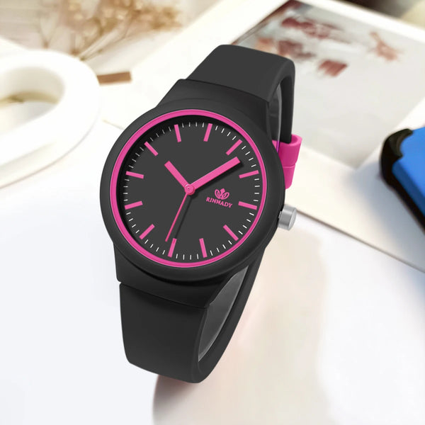 Chic Silicone Ladies Watch - Retail Bros. Discounts clothing accessories Red