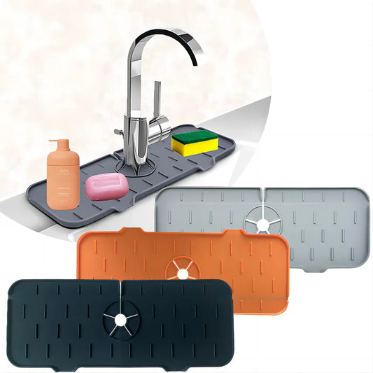 Splash-Free Kitchen Mat - Retail Bros. Discounts kitchen accessory orange 1pc