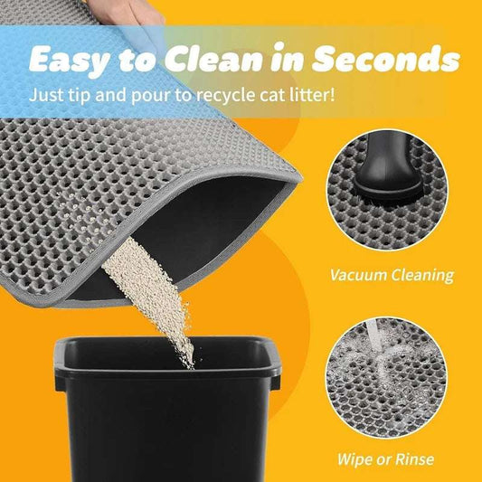 Purrfect Clean Cat Litter Mat - Retail Bros. Discounts pets Blue / 30X45CM