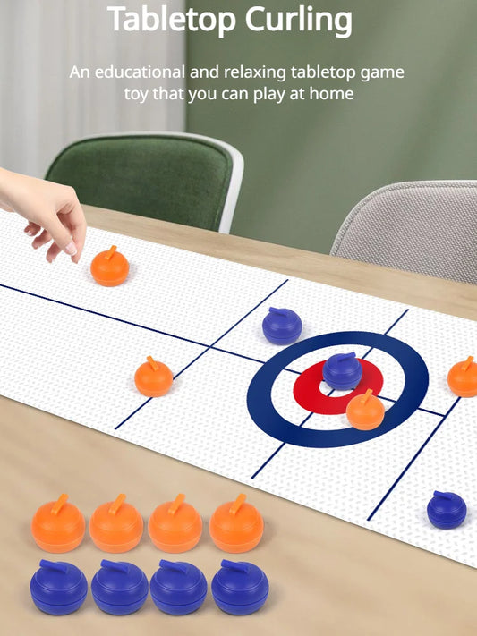 Family Curling Fun Game Set - Retail Bros. Discounts 1set