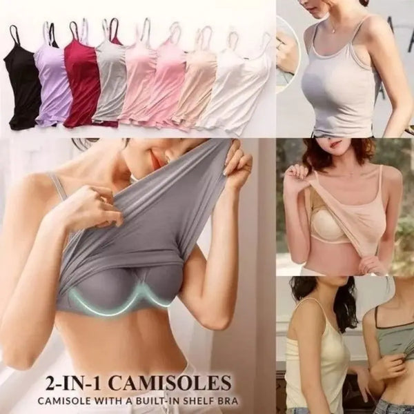 Comfortable Built-In Bra Tank Top