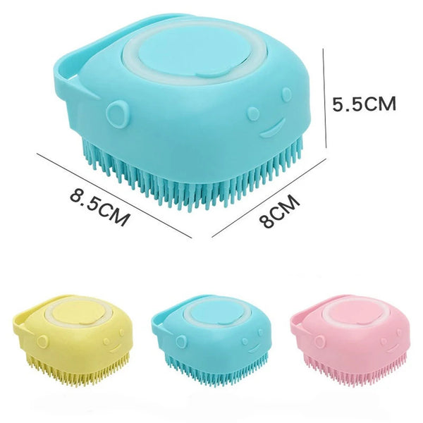 Pet Bath Massage Brush - Retail Bros. Discounts pets Blue