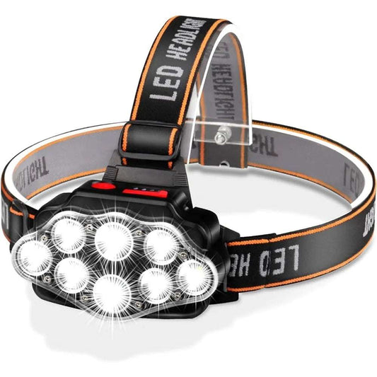 BrightGlow Rechargeable Headlamp - Retail Bros. Discounts electronics Black