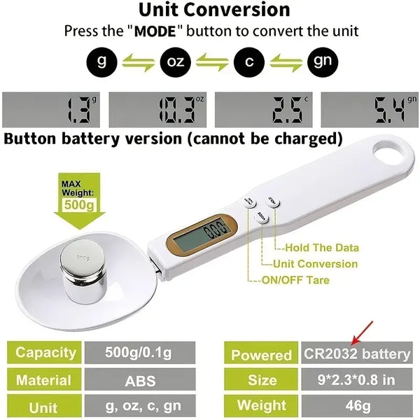 Smart Kitchen Spoon Scale