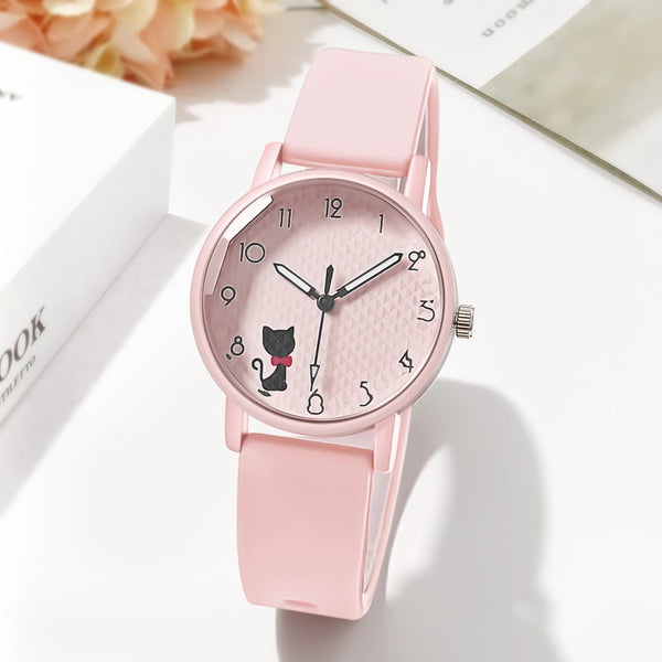 Chic Silicone Women's Watch - Retail Bros. Discounts clothing accessories Pink