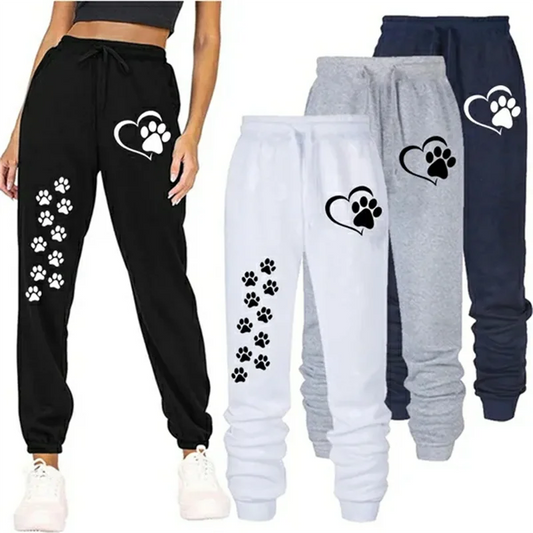 Cozy Cat Paw Sweatpants - Retail Bros. Discounts black / S