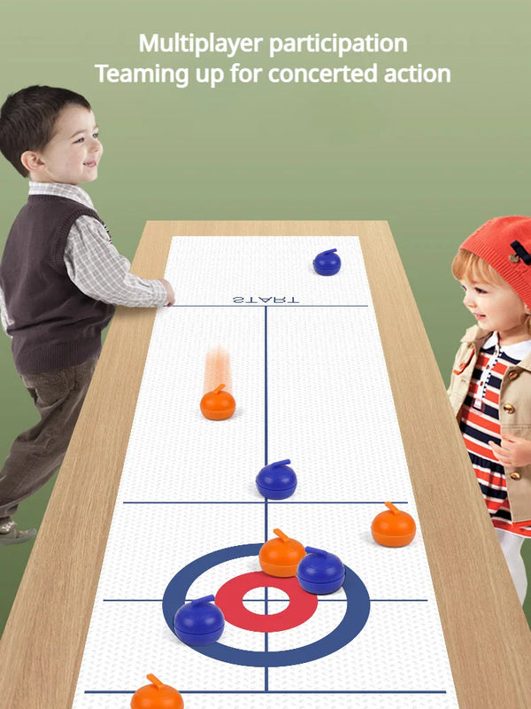 Family Curling Fun Game Set - Retail Bros. Discounts 1set