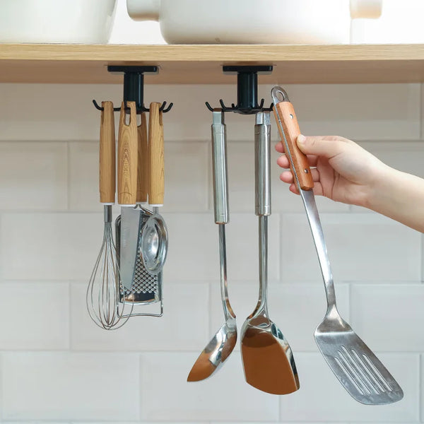 Spin & Store Kitchen Hooks