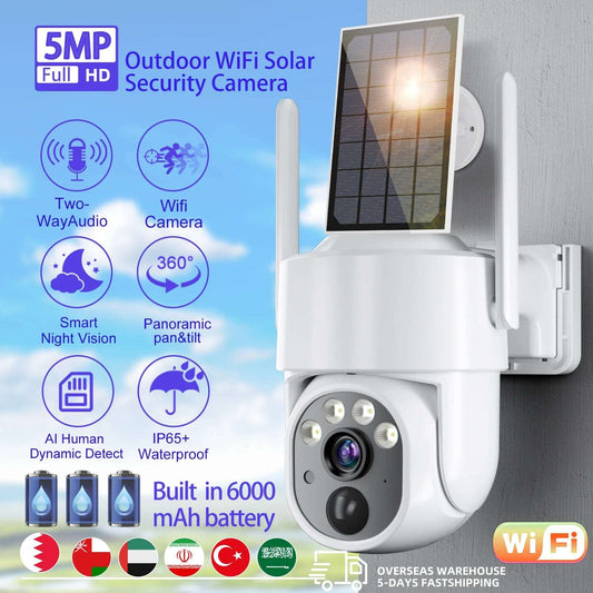 SunGuard Wireless Security Camera - Retail Bros. Discounts electronics 5MP No SD