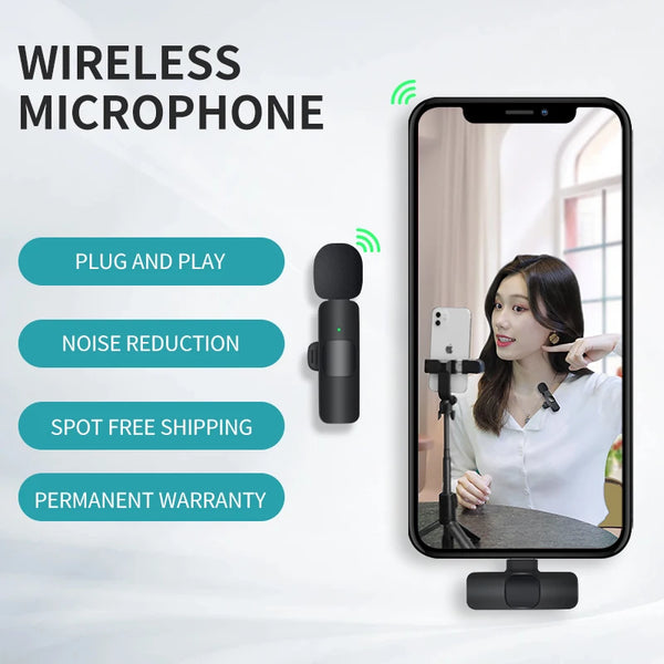 Clip-On Wireless Mic for Phones - Retail Bros. Discounts electronics TypeC-1